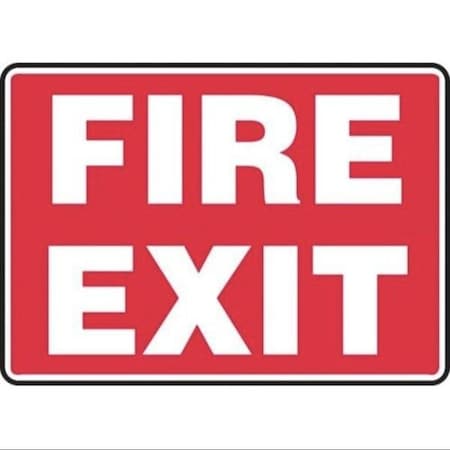 Accuform Exit Sign, Aluma-Lite, 14 in W, 10 in H MEXT923XL